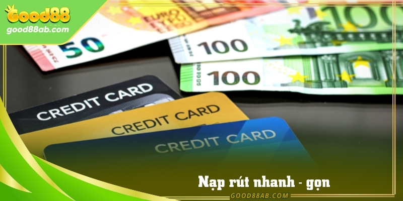 Hệ thống thanh toán tại Good88 được thiết kế nhanh chóng và linh hoạt